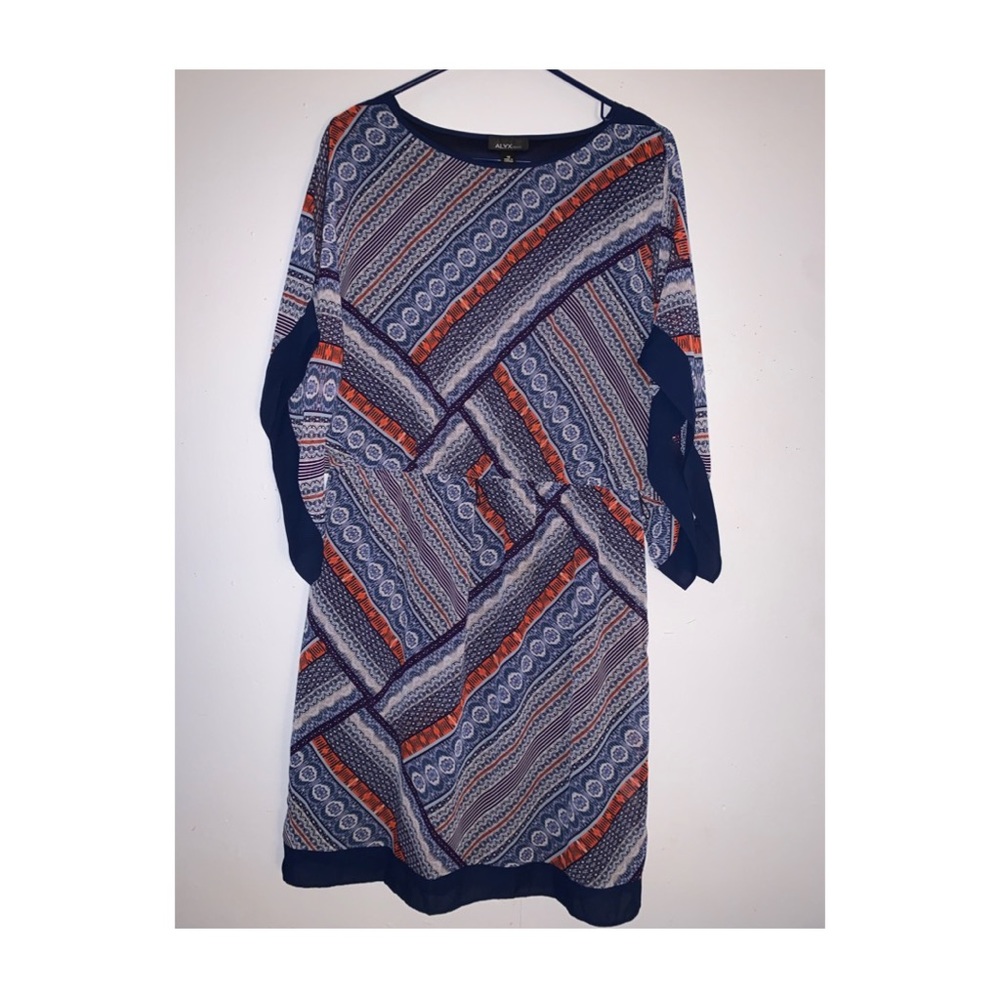 Boho Chic Ruffle Sleeve Dress